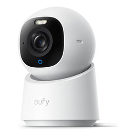 Eufy Indoor Cam E30, Cámara de Seguridad IP WiFi para Interior 4K, Montaje en Pared/Techo/Poste, Blanco, Seguimiento Automático, Visión Nocturna a Color