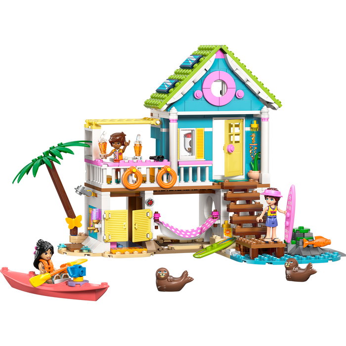 Lego Friends 42699 Casa de Playa y Focas - Set de Construcción para Niños y Niñas Mayores de 7 Años, Juguete Creativo
