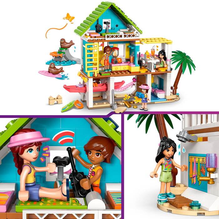 Lego Friends 42699 Casa de Playa y Focas - Set de Construcción para Niños y Niñas Mayores de 7 Años, Juguete Creativo