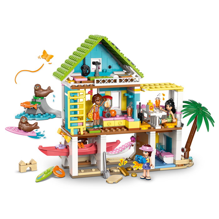 Lego Friends 42699 Casa de Playa y Focas - Set de Construcción para Niños y Niñas Mayores de 7 Años, Juguete Creativo
