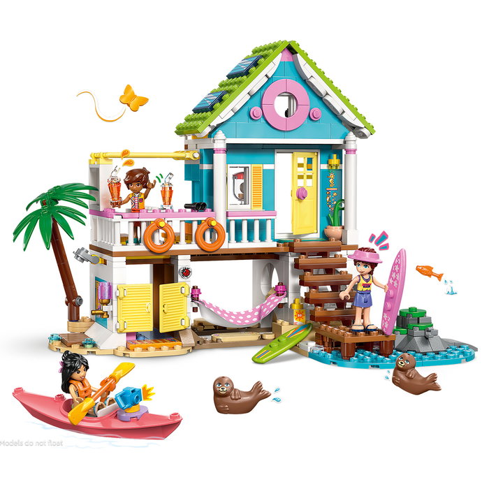 Lego Friends 42699 Casa de Playa y Focas - Set de Construcción para Niños y Niñas Mayores de 7 Años, Juguete Creativo