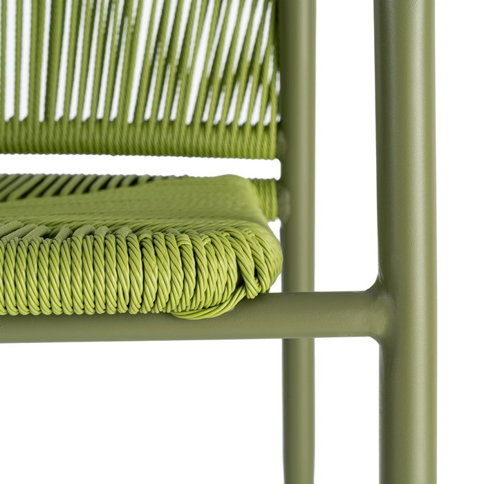 Silla Apilable Aluminio-Rattán Pe 57 X 60 X 77,50 cm (Set de 2) Silla Apilable Aluminio-Rattán Pe 57 X 60 X 77,50 cm (Set de 2)