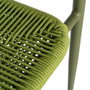 Silla Apilable Aluminio-Rattán Pe 57 X 60 X 77,50 cm (Set de 2)