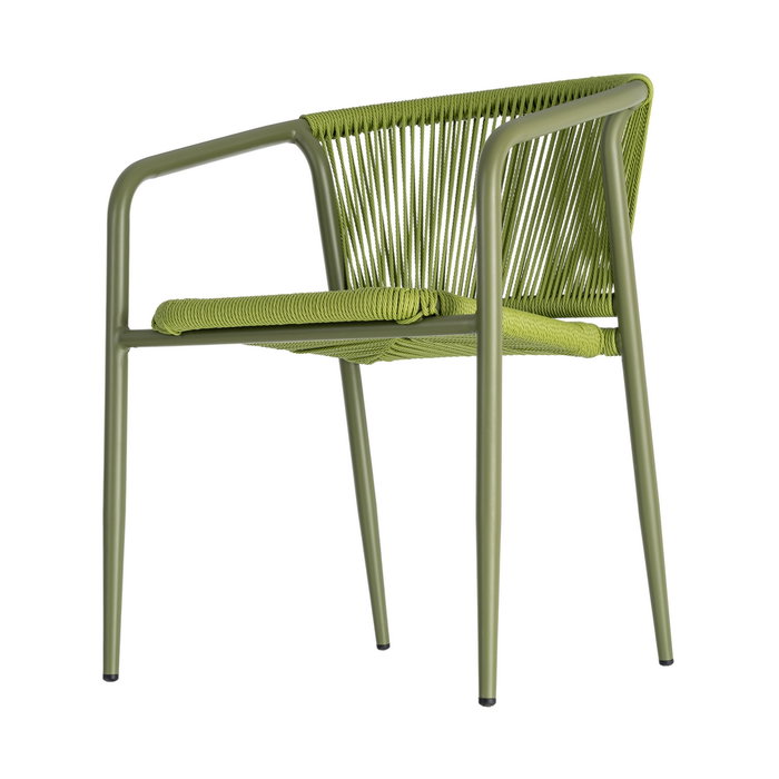 Silla Apilable Aluminio-Rattán Pe 57 X 60 X 77,50 cm (Set de 2) Silla Apilable Aluminio-Rattán Pe 57 X 60 X 77,50 cm (Set de 2)