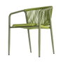 Silla Apilable Aluminio-Rattán Pe 57 X 60 X 77,50 cm (Set de 2)