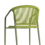 Silla Apilable Aluminio-Rattán Pe 57 X 60 X 77,50 cm (Set de 2)