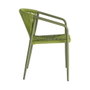 Silla Apilable Aluminio-Rattán Pe 57 X 60 X 77,50 cm (Set de 2)