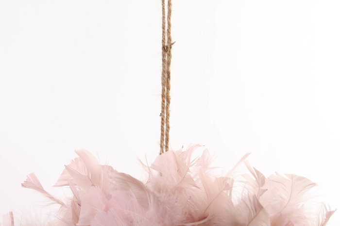 DKD Home Decor Bola de Decoración Pluma y Espuma 40x40 (Pack de 2) DKD Home Decor Bola de Decoración Pluma y Espuma 40x40 (Pack de 2)