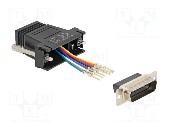 DeLOCK 67082 Adaptador D-Sub 15 Pin Macho a RJ12 Hembra Negro DeLOCK 67082 Adaptador D-Sub 15 Pin Macho a RJ12 Hembra Negro