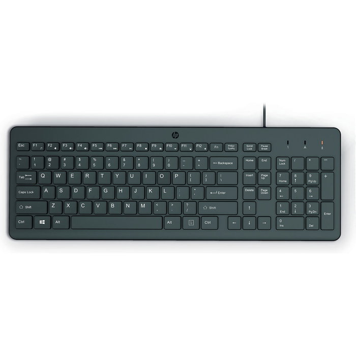 HP 150 Wired Keyboard AZERTY Negro