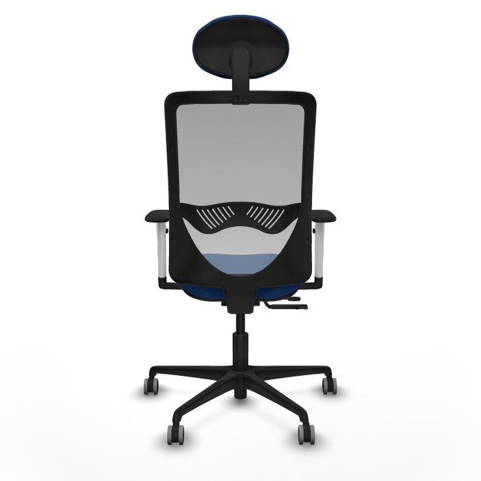 PIQUERAS Y CRESPO Silla de oficina Zulema Azul y Gris con Mecanismo Sincro/Traslack PIQUERAS Y CRESPO Silla de oficina Zulema Azul y Gris con Mecanismo Sincro/Traslack