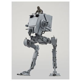 Revell Bandai AT-ST Star Wars Modelo Maqueta Vehículo de Combate Blindado Kit de Montaje 1:48 con Piezas y Pegatinas