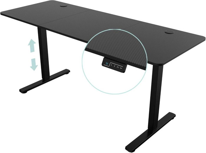 Mars Gaming Mesa Elevable Eléctrica MGD-ERGOPRO160 160 cm Negra