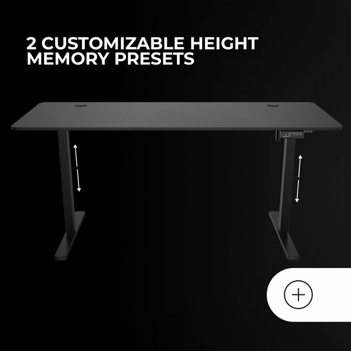 Mars Gaming MGD-ERGOPRO160 Mesa Elevable Eléctrica 160cm Negra