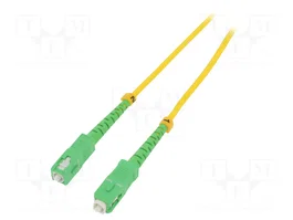 QOLTEC Cable de conexión de fibra óptica SC/APC a SC/APC, 5m, Simplex