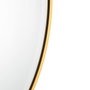 Ixia Espejo Decorativo Oro Aluminio-Cristal 80 x 80 cm