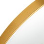 Ixia Espejo Decorativo Oro Aluminio-Cristal 80 x 80 cm