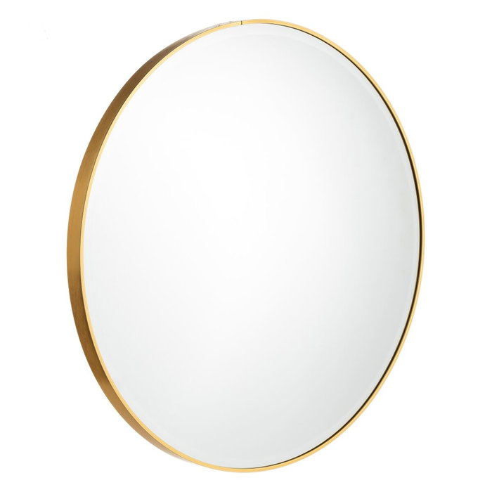 Ixia Espejo Decorativo Oro Aluminio-Cristal 80 x 80 cm Ixia Espejo Decorativo Oro Aluminio-Cristal 80 x 80 cm