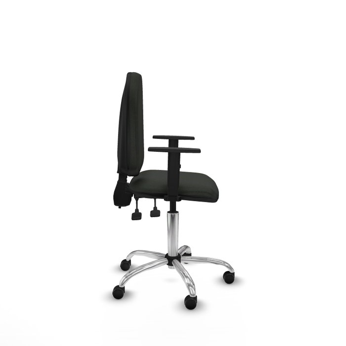 PIQUERAS Y CRESPO Silla de oficina Aýna Negra con Brazos 1D PIQUERAS Y CRESPO Silla de oficina Aýna Negra con Brazos 1D