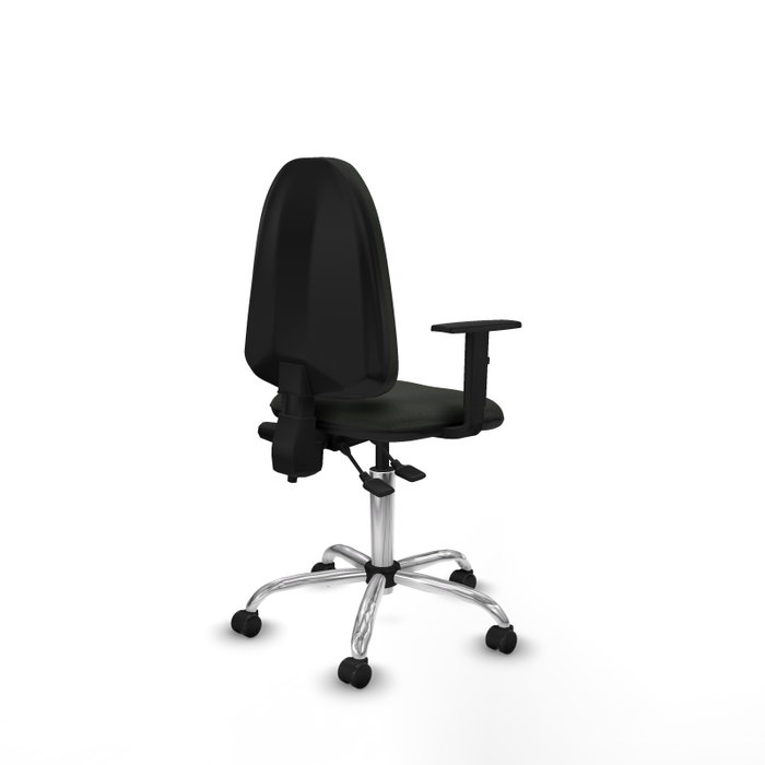 PIQUERAS Y CRESPO Silla de oficina Aýna Negra con Brazos 1D PIQUERAS Y CRESPO Silla de oficina Aýna Negra con Brazos 1D