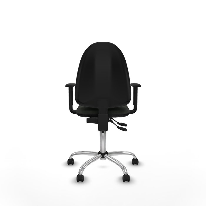 PIQUERAS Y CRESPO Silla de oficina Aýna Negra con Brazos 1D PIQUERAS Y CRESPO Silla de oficina Aýna Negra con Brazos 1D