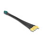 DeLOCK Cable coaxial Mini FAKRA Z a 4 x SMA tipo-A Premium, 0,2 m