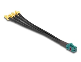 DeLOCK Cable coaxial Mini FAKRA Z a 4 x SMA tipo-A Premium, 0,2 m