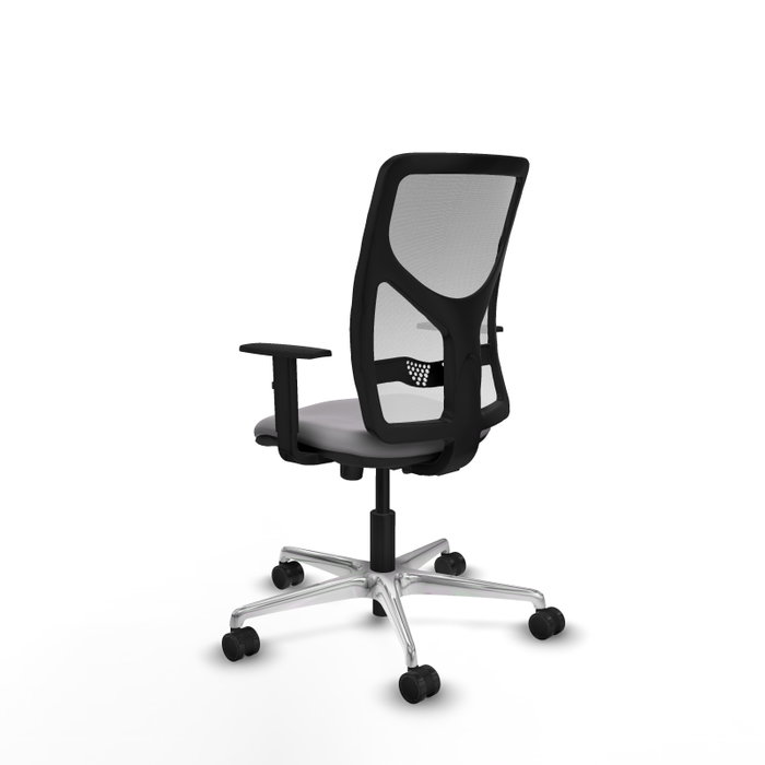 PIQUERAS Y CRESPO Silla de oficina Motilla con mecanismo Sincro, Gris y Blanco PIQUERAS Y CRESPO Silla de oficina Motilla con mecanismo Sincro, Gris y Blanco