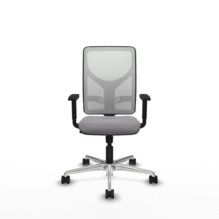 PIQUERAS Y CRESPO Silla de oficina Motilla con mecanismo Sincro, Gris y Blanco PIQUERAS Y CRESPO Silla de oficina Motilla con mecanismo Sincro, Gris y Blanco