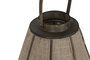 DKD Home Decor Portavelas de Yute y Bambú Natural 41,5x41,5x72 cm