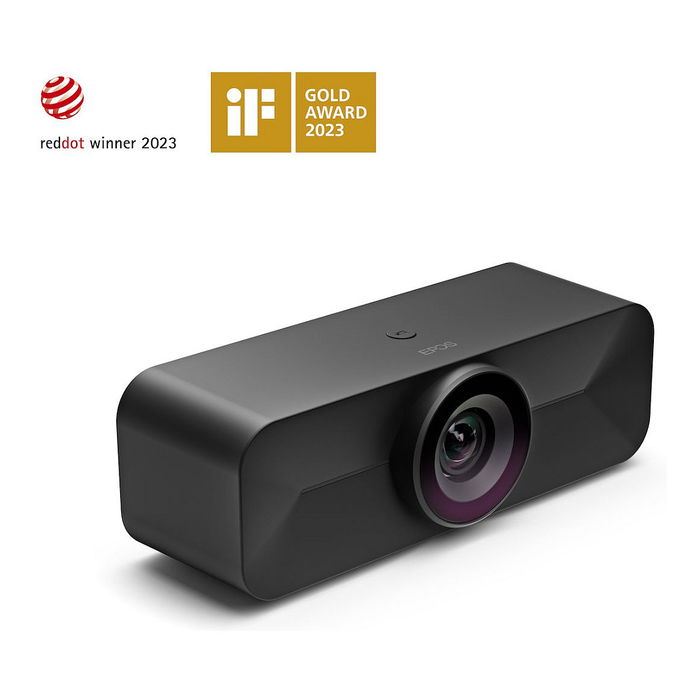 EPOS EXPAND Vision 1M Cámara 4K Ultra HD 3840 x 2160, 103° Campo de Visión, Negro, USB