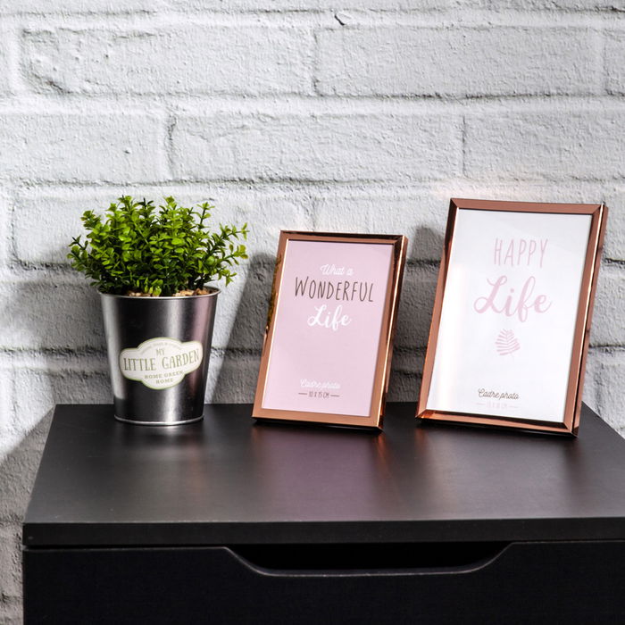 Home Deco Factory Marco Fotos Cobre 10x15 cm