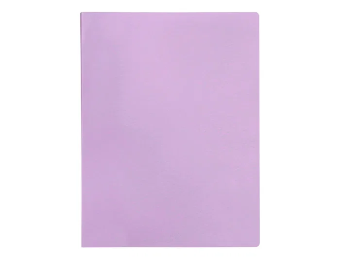 Carpeta Liderpapel Escaparate 20 Fundas Polipropileno DIN A4 Lavanda Opaco