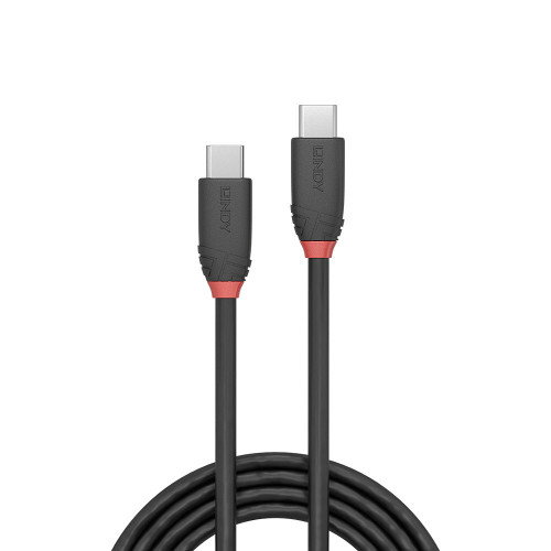 Lindy Cable USB 36907 USB-C a USB-C 1.5 m USB 3.2 Gen 1 (10 Gbit/s) Negro