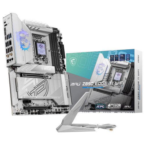 MSI 911-7E19-08S Placa base MPG Z890 EDGE TI WiFi, Intel LGA 1851, Z890, 4x DDR5, Wi-Fi 7 ATX