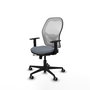 PIQUERAS Y CRESPO Silla de oficina Jorquera Gris y Blanca