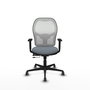 PIQUERAS Y CRESPO Silla de oficina Jorquera Gris y Blanca