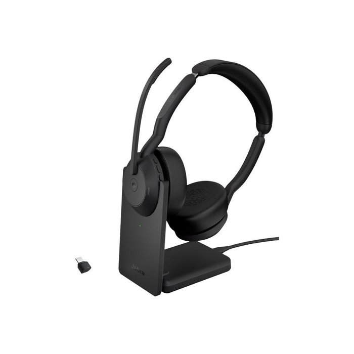 Jabra Evolve2 55 MS Auriculares Stereo On-Ear con Micrófono - 25599-999-889