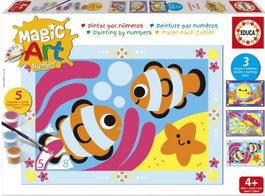 EDUCA BORRAS Magic Art Number Art +4 Bajo el Mar