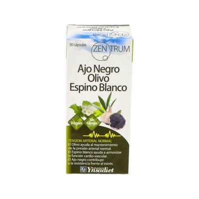Zentrum Ajo Negro, Olivo y Espino Blanco 30 cápsulas