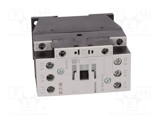 EATON ELECTRIC Contactor DILM38 3-polar 38A 24VDC EATON ELECTRIC Contactor DILM38 3-polar 38A 24VDC
