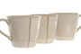 DKD Home Decor Mug Urban Liangfeng 26 Beige 160ml Set 6
