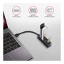 Axagon HUE-M1A Mini Hub USB Superspeed con 4 puertos USB 3.0, 20cm, negro