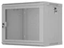 Lanberg Armario Rack de Pared 19 pulgadas 9U 600x450 gris con puertas perforadas
