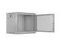 Lanberg Armario Rack de Pared 19 pulgadas 9U 600x450 gris con puertas perforadas