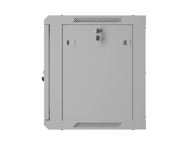 Lanberg Armario Rack de Pared 19 pulgadas 9U 600x450 gris con puertas perforadas