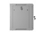 Lanberg Armario Rack de Pared 19 pulgadas 9U 600x450 gris con puertas perforadas