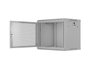 Lanberg Armario Rack de Pared 19 pulgadas 9U 600x450 gris con puertas perforadas