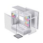 Einarex S500 Caja ATX Semitorre RGB 3 Ventiladores Blanca EXCS-PR-500R-W
