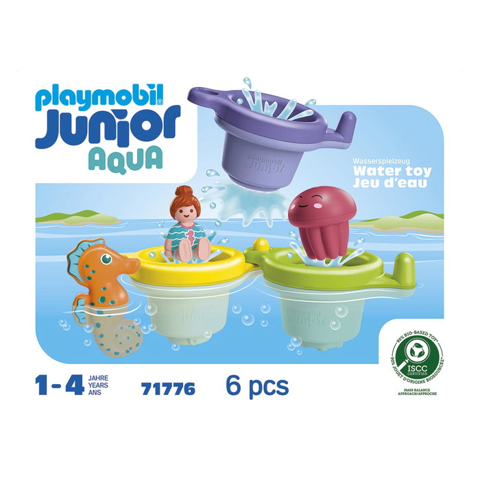 Playmobil Vasos Flotantes 71776 Junior Aqua para Baño +12 Meses